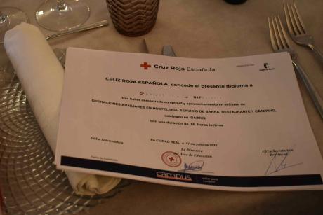 Formación de Cruz Roja en Casa Santa María. Diploma Formación de Cruz Roja en Casa Santa María. Diploma