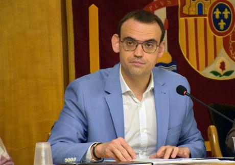 Jesús David Sánchez de Pablo, ejerciendo de concejal Jesús David Sánchez de Pablo, ejerciendo de concejal