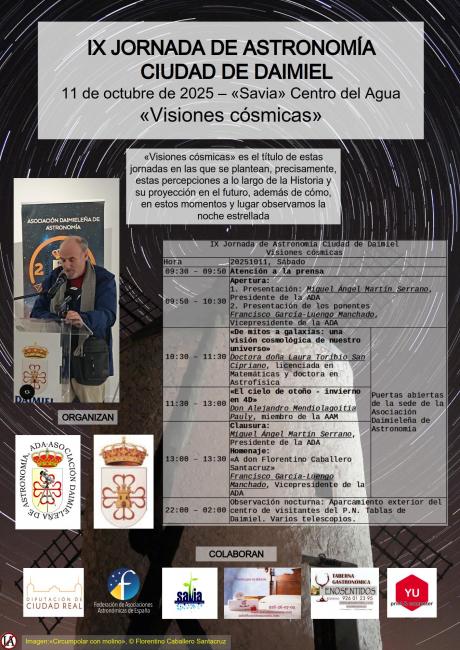 IX Jornadas de Astronomía. Cartel