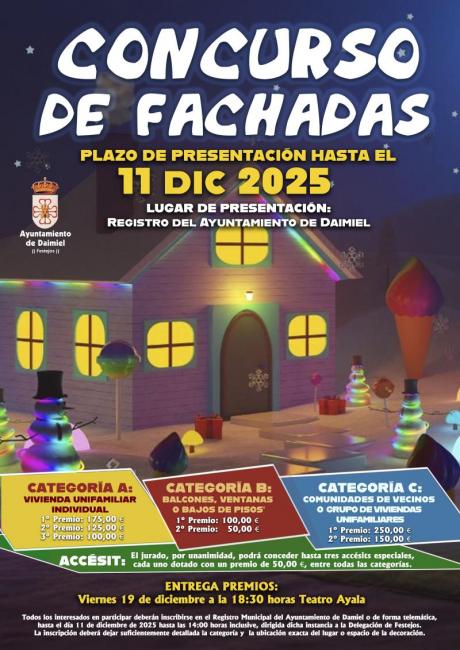 Cartel concurso de fachadas 2025
