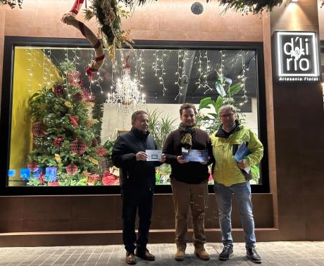 D'Lirio, establecimiento ganador del concurso de escaparates navideños.