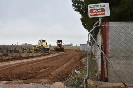Obras en el camino de La Calerilla