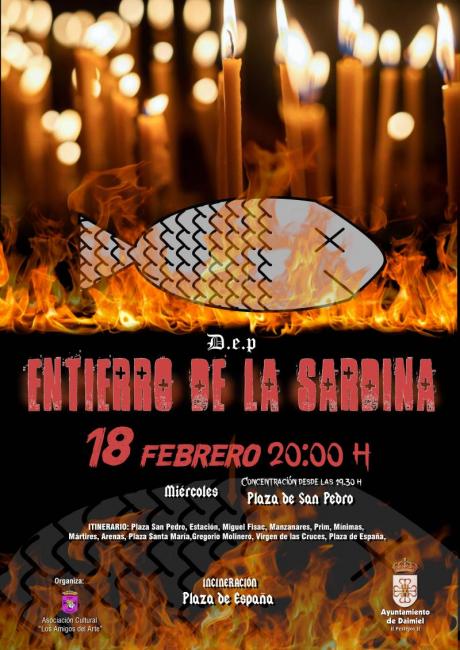 Cartel entierro de la sardina