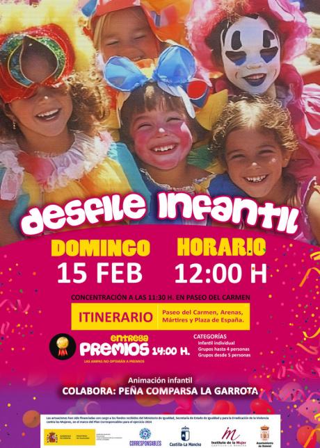 Cartel carnaval infantil 2026