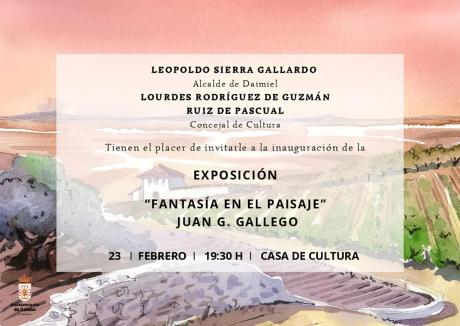 Cartel expo Fantasia en el paisaje