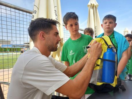 Rubén Sobrino con participantes 