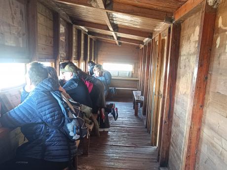 Turistas en uno de los observatorios del Parque Nacional