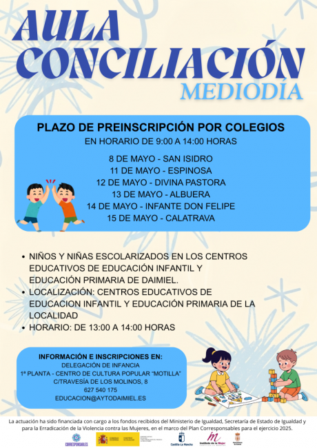 Cartel aula conciliación
