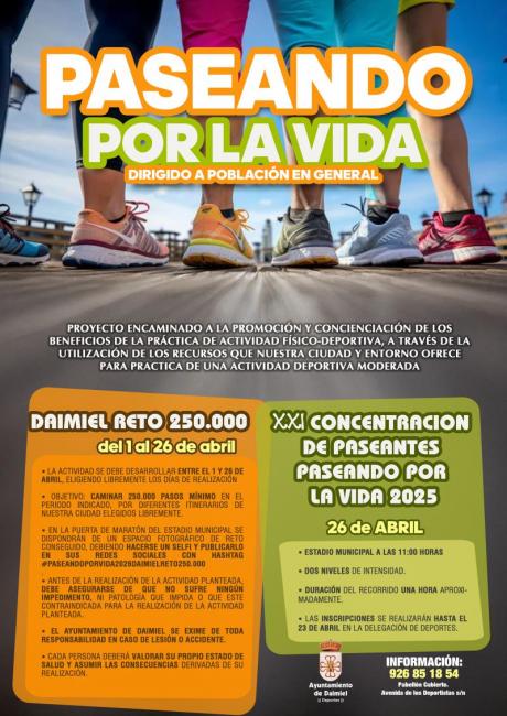 Cartel Paseando por la vida