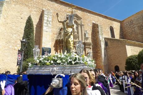 Procesión del 'Resucitado' este domingo en San Pedro.