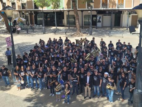 Encuentro con antiguos músicos de la Banda Municipal.
