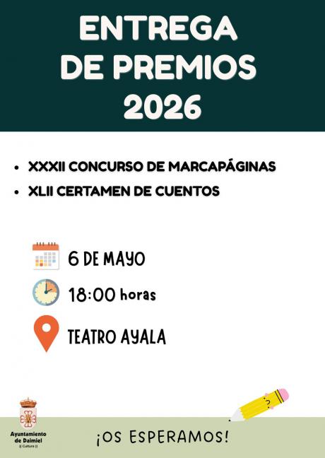 Cartel entrega de premios