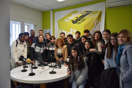 Visita escolares a Radio Daimiel