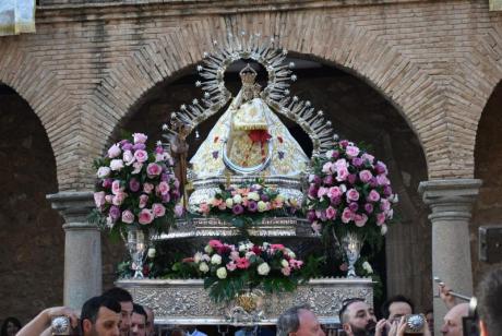 Durante la procesión en 2024
