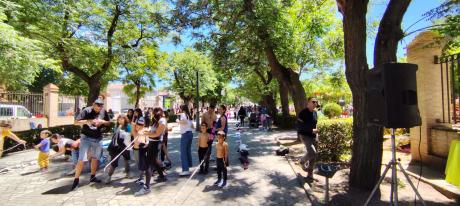 El Día de la Familia se celebró en el parque de San Isidro.