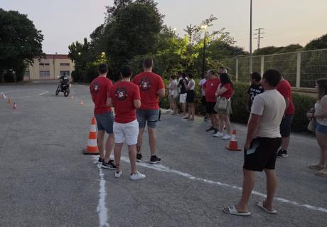Pruebas de habilidad de motos San Cristóbal 2026.