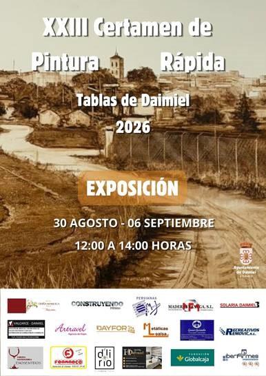 Cartel expo pintura rápida