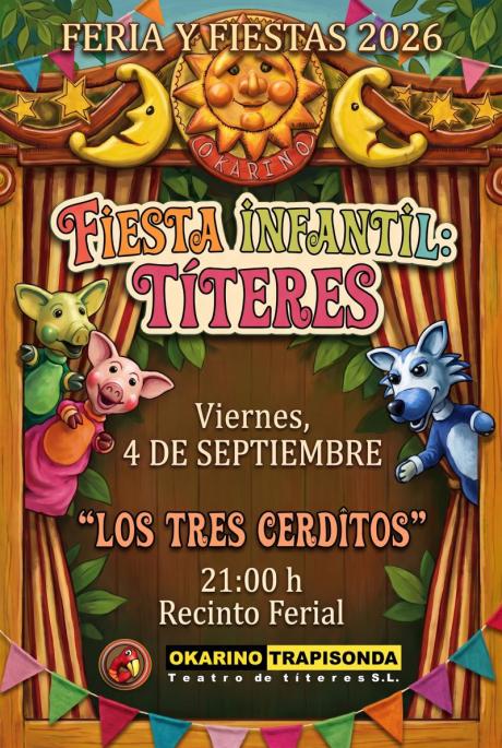 Cartel los tres cerditos