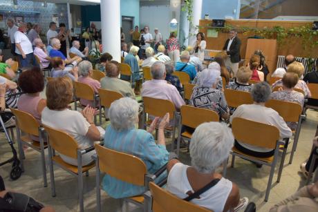 Durante el acto en el Centro de Mayores 