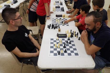 Torneo ajedrez. Imagen de archivo