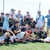 Benjamín A del CD 'El Carmen' con la medalla de bronce