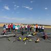 Exhibición del Club de Aeromodelismo en la pista de Las Salinas. Archivo 2024