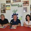 José María Díaz-Salazar, José Miguel Astillero y Manoli Ruiz de Pascual, ayer jueves en la sede de FEDADA