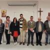 Presidente y Junta Directiva de la hermandad de la patrona.