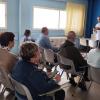 Durante la actividad en el Centro Ocupacional Azuer