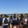Durante la actividad en la laguna de Navaseca 