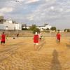 Partido de balonmano playa. Archivo