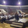 Carmen Becerra en el concierto con la Banda Municipal.