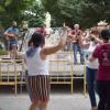 Muestra tradiciones populares. Imagen de archivo
