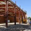 Obras en el pabellón de La Espinosa 