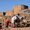 Durante los trabajos de excavación 