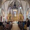 Imagen de la función religiosa del domingo en Santa María.